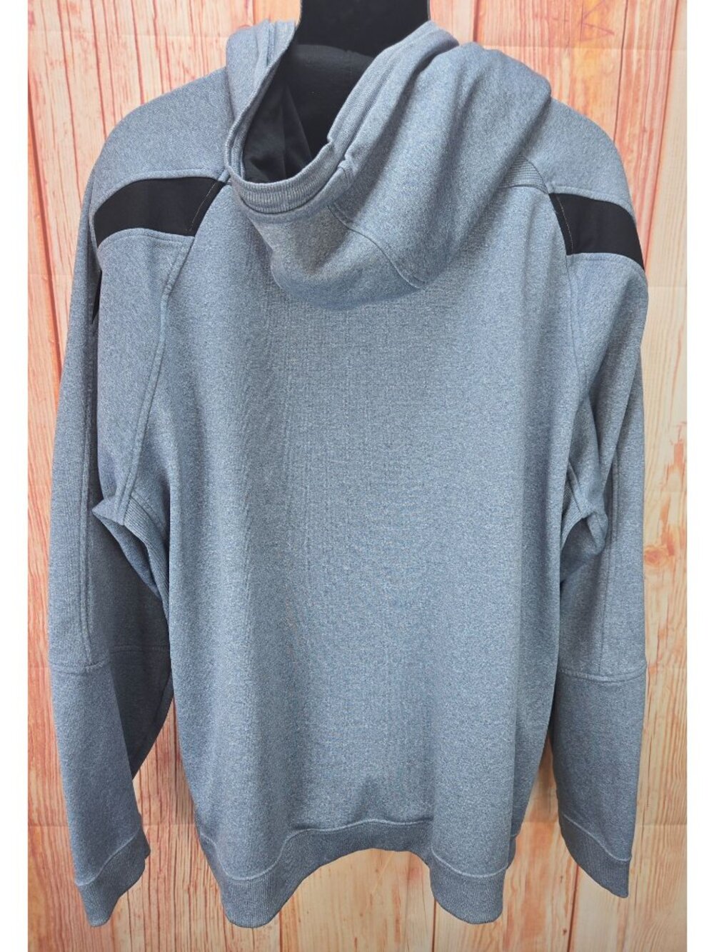 Under Armour Mens Grey Performance Hoodie 3XL With Black Accents - Picture 3 of 7